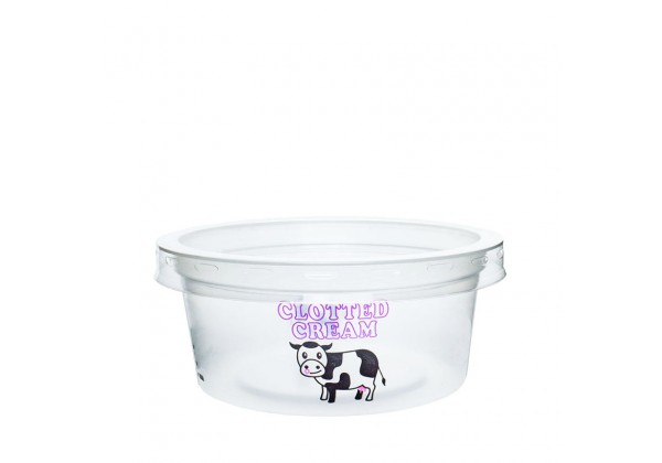 4oz (113g) PRINTED CLOTTED CREAM POT - 97MM